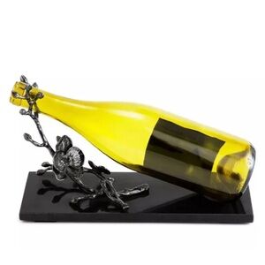 Michael Aram H1018 Black Orchid Wine Rest 7.75x4x11 in